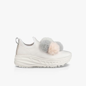 Ugg Dots Runner Gymnastikskor Dam Vita (876091DKW)